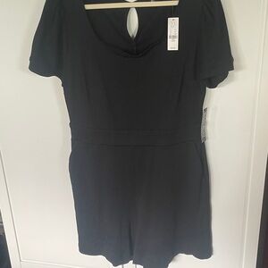 New York & Company Elegant Black Top